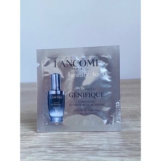 Lancome เซรั่มต่อต้านริ้วรอย ลดการเกิดสิว ผดผื่น ลดริ้วรอย Advanced Genifique Youth Activating Concentrate ซองทดลอง 1ml.