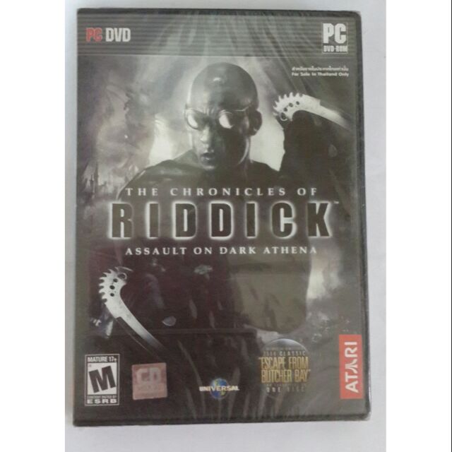 แผ่นเกมส์​ PC​ Riddick​ แผ่นแท้มือ1