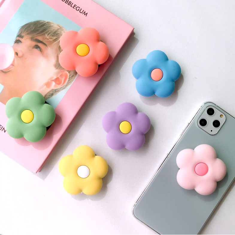 [ ส่งจากไทย] Griptok รุ่นดอกไม้ PopSockets แหวนจับมือถือ