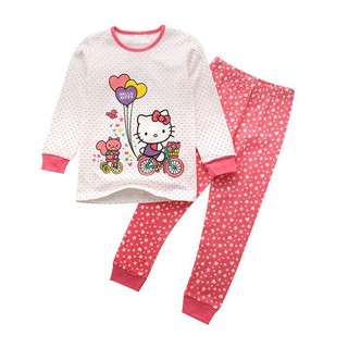 ชุดนอนลาย Hello Kitty สำหรับเด็ก ASD405