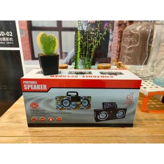 ลำโพงบลูทูธ ลำโพงตู้ไม้เสียงดี ดอกลำโพงคู่ เบสแน่น USB/TF Card วางโทรศัพท์ได้ รุ่น XC013 (แถมสายAUX+สายชาร์จ) มีหูหิ้ว