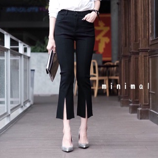 Korea flare trousers