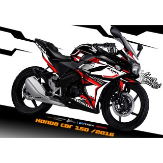 สติ๊กเกอร์แต่งลายรถ Honda Cbr 150 โมเดลเก่าตัวก่อนโมเดลใหม่ ลาย SPORT V.2