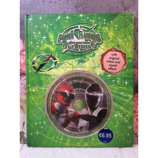 POWER RANGERS OPERATION OVERDRIVE ปกสีเขียว  ปกแข็งมือสอง -ak1