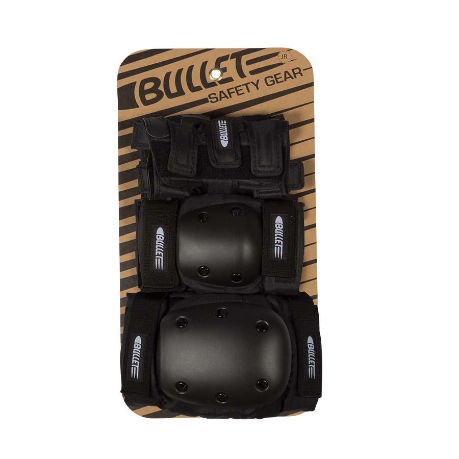 ชุดสนับ Bullet -  Bullet Black Sets Junior (6 ชิ้น)