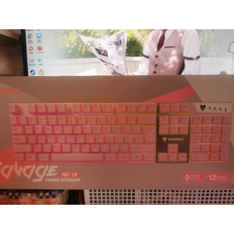 Nubwo nk-18 savage สีชมพู