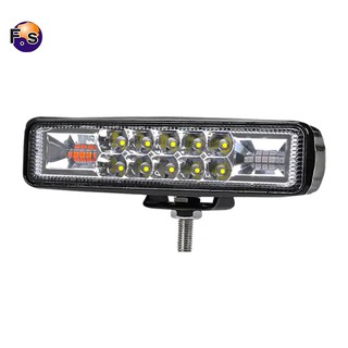 FS เเพค 1ชิ้น สว่างตาเเตก! LED SPOT BEAM US 48Wไฟสปอร์ตไลท์ 3สี ปรับได้ 4สเตป รถยนต์ ไฟหน้ารถ ไฟท้าย ไฟช่วยตัดหมอก