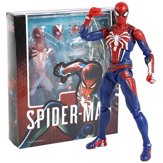 โมเดลฟิกเกอร์ Pvc รูปสไปเดอร์แมน Avengers Shf Spider Man Update Suit Ps4 Edition Game Spiderman ของเล่นสะสม สําหรับเด็ก