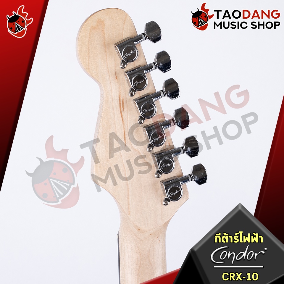 กทม.ปริมณฑล ส่งGrabด่วน กีต้าร์ไฟฟ้า Condor CRX10 สี Satin Black Black