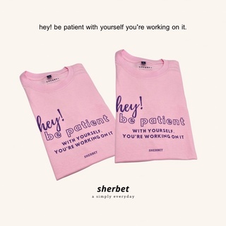 sherbettee|เสื้อยืดลาย be patient