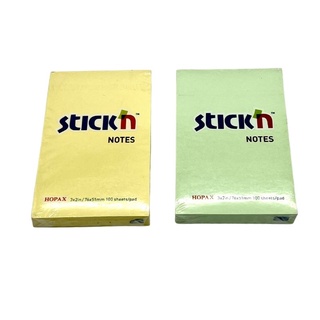 กระดาษโน้ตกาวในตัว STICKN 3″x2″ 21006 คละสี