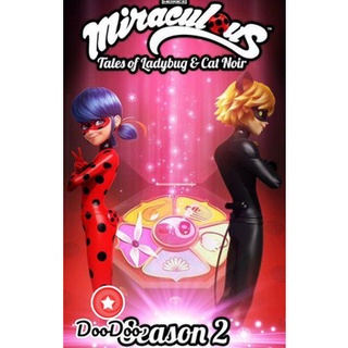 dvd การ์ตูน Miraculous - Tales Of Ladybug &amp; Cat Noir Season 2 มหัศจรรย์สาวเลดี้บั๊ก ปี 2 (25 ตอนจบ) ดีวีดีการ์ตูน