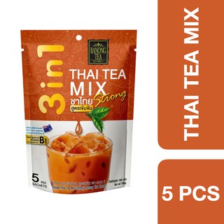 Ranong Tea 3-in-1 Thai Tea Mix 5 Sachets ++ เรนองที 3-in-1 ชาไทยมิกซ์ 5 ซอง