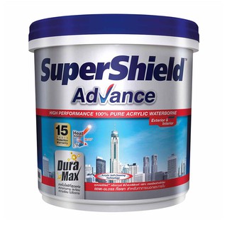 สีน้ำทาภายนอก TOA SUPERSHIELD ADVANCE BASE B กึ่งเงา 1 แกลลอน