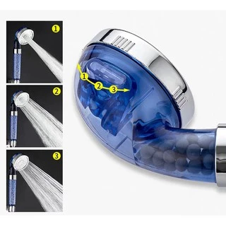 ฝักบัวสปา ฝักบัวหิน ฝักบัวเกาหลี น้ำแร่ไอออนShower Head Spa (ปรับได้3ระดับ)