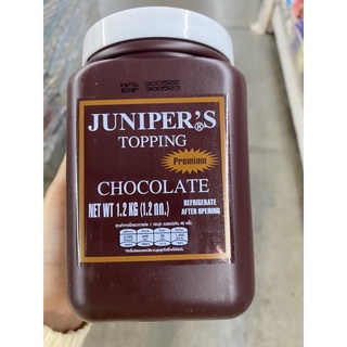 ช็อกโกแลต ท๊อปปิ้ง 1.2 Kg. Juniper’s Topping Chocolate ใช้ราดบนไอศกรีม ขนมปัง ขนมเค้ก หรือทำ มิลค์เชค