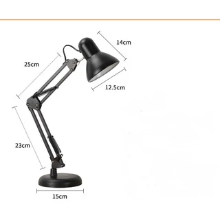 Table lamp - โคมไฟ โคมไฟตั้งโต๊ะ อ่านหนังสือ แบบตั้งพื้นพับเก็บได้ ใช้กับหลอดไฟขั้ว E27 มีให้เลือก3สี