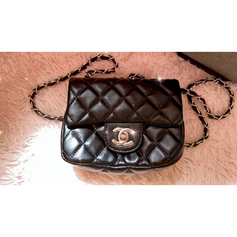 👜 Chanel classic mini 7"พร้อมกล่อง+ใบเสร็จ ✨