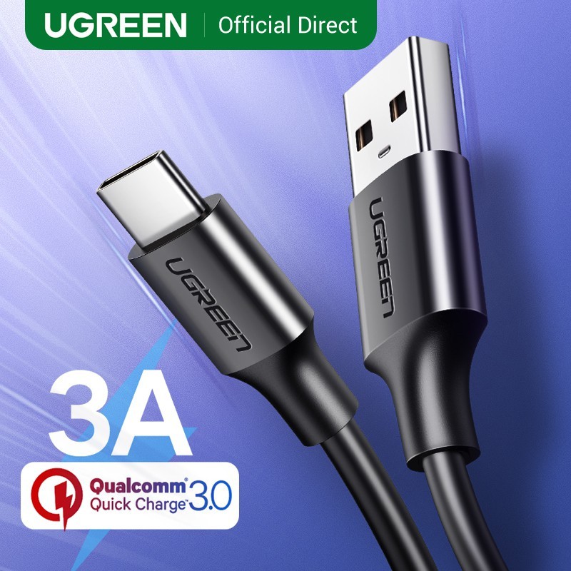 UGREEN สายเคเบิลข้อมูล Type C USB-C (อินพุต USB-A / Output USB-C) สายชาร์จมือถือ Type A Type C
