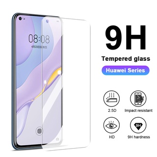 กระจกนิรภัยกันรอยหน้าจอ สําหรับ Huawei P20 P30 Nova 5T 7i 7 SE Y7P Y6P Y5P Y9 Prime 2019 Y9S Honor 8X