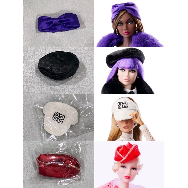 หมวก ผ้าคาดหัว ตุ๊กตา Fashion Royalty Poppy Parker