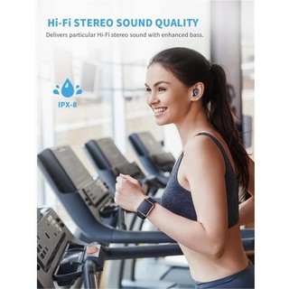 Ready stock_2021 High-End True Wireless Connection Stereo Bluetooth 5.0 Headset Ipx8 Waterproof Hifi Sports Travel Earbu