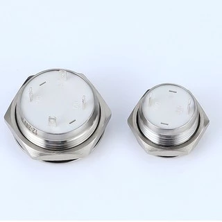 12 มม.16 มม.ไฟฟ้ากันน้ํา 12 V ไฟ Led Momentary สั้น Mini Push ปุ่มสวิทช์สวิทช์ความดัน 220 V 24 V