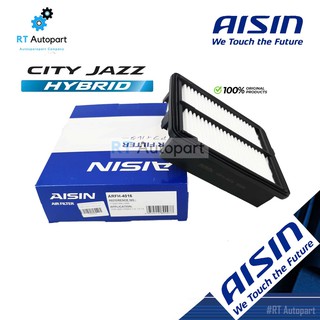 Aisin กรองอากาศ Honda Jazz City ปี09-13 **เครื่อง Hybrid** / กรองอากาศ City Jazz Hybrid / 17220-RBJ-000 / ARFH-4016