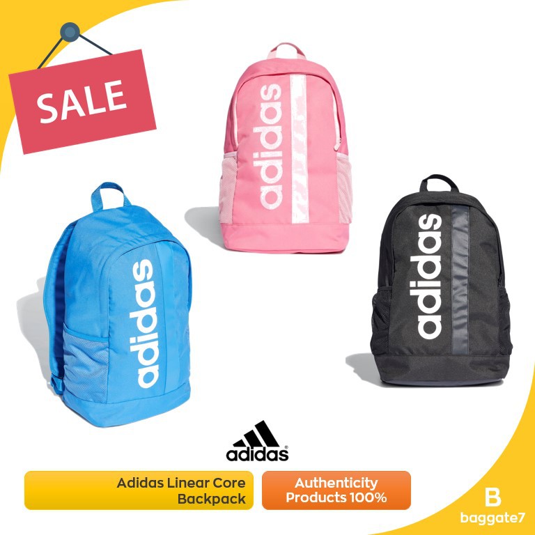 BG7 [Adidas สินค้าแท้] กระเป๋าเป้ adidas linear core &amp; linear graphic backpack