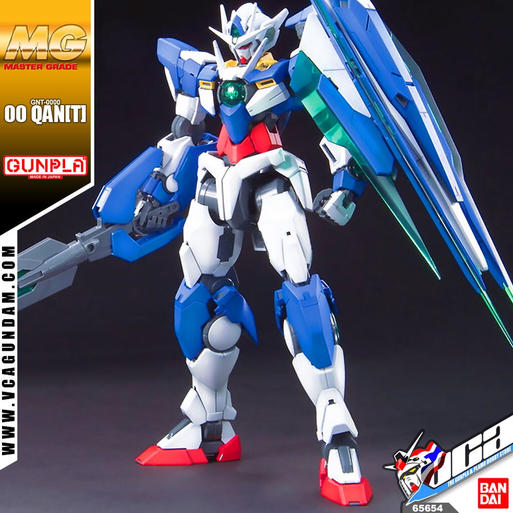 VCA 8️⃣ BANDAI GUNPLA MASTER GRADE MG 1/100 00 QAN[T] QANT ประกอบ หุ่นยนต์ โมเดล กันดั้ม กันพลา ของเ