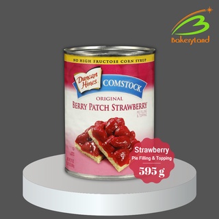 WILDERNESS Comstock Strawberry Patch Pie Filling &amp; Topping (เชอร์รี่กวน) 595 กรัม