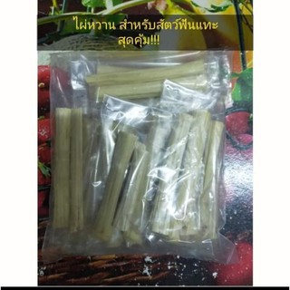 ไผ่หวาน 200-300 กรัม 24-26 ชิ้น ลับฟันสัตว์ฟันแทะ