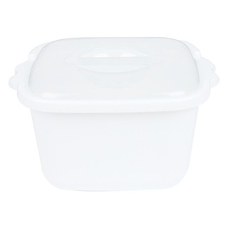 กล่องอาหารไมโครเวฟเหลี่ยม 0.92 ลิตร 4611  FOOD CONTAINER SQUARE 0.92L 4611 WHITE