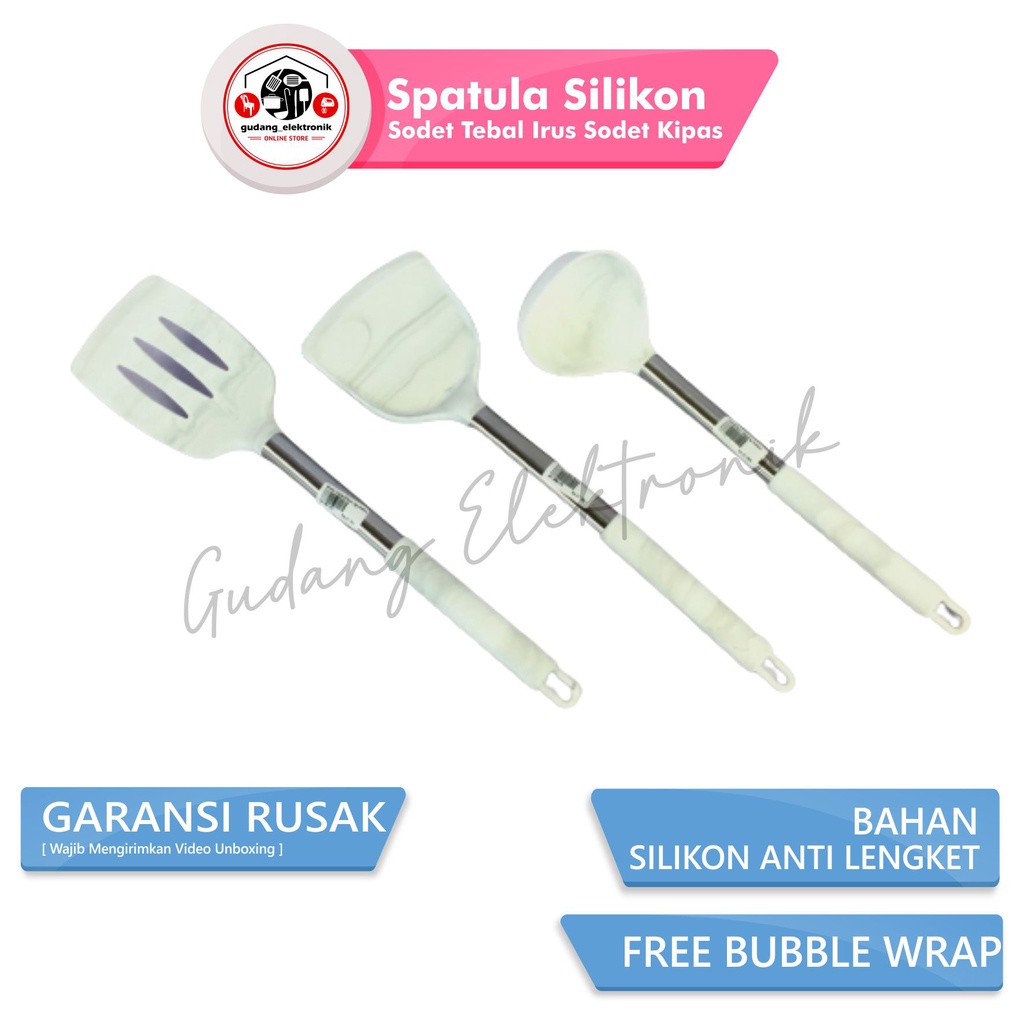 Sode ไม้พายซิลิโคนด้ามจับหินอ่อนซิลิโคน Sutil Irus AF-289 KR