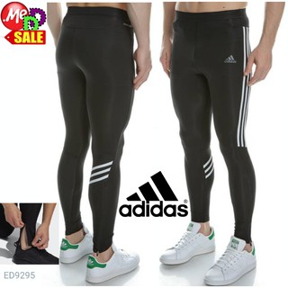 Adidas - ใหม่ กางเกงใส่วิ่งออกกำลังกายรัดรูป ADIDAS OWN THE RUN IT 3-STRIPES TIGHTS ED9295