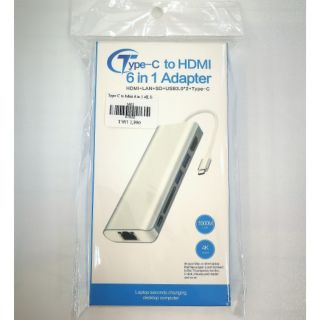 Type C to Lan HDMI 6in1 Adapter