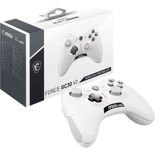 MSI FORCE GC30 V2 WHITE WIRELESS GAMING CONTROLLER จอยสติ๊กเล่นเกม