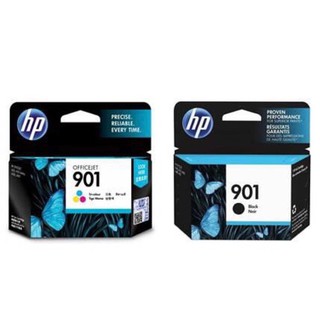 ตลับหมึก HP 901 Bk Hp 901 Co ดำและสี ของแท้ ของใหม่ ราคาโปร