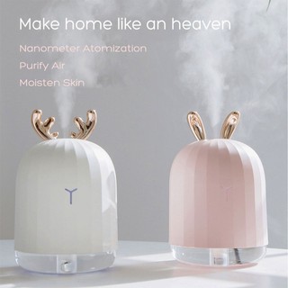 เครื่องฟอกอากาศ ทำความชื้น LED Humidifier Diffuser Portable Ultrasonic เครื่องเพิ่มความชื่นในอากาศ