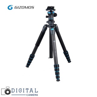 ขาตั้งกล้อง GIZOMOS GD-25C5 Carbon Fiber Tripod Kit (Blue)