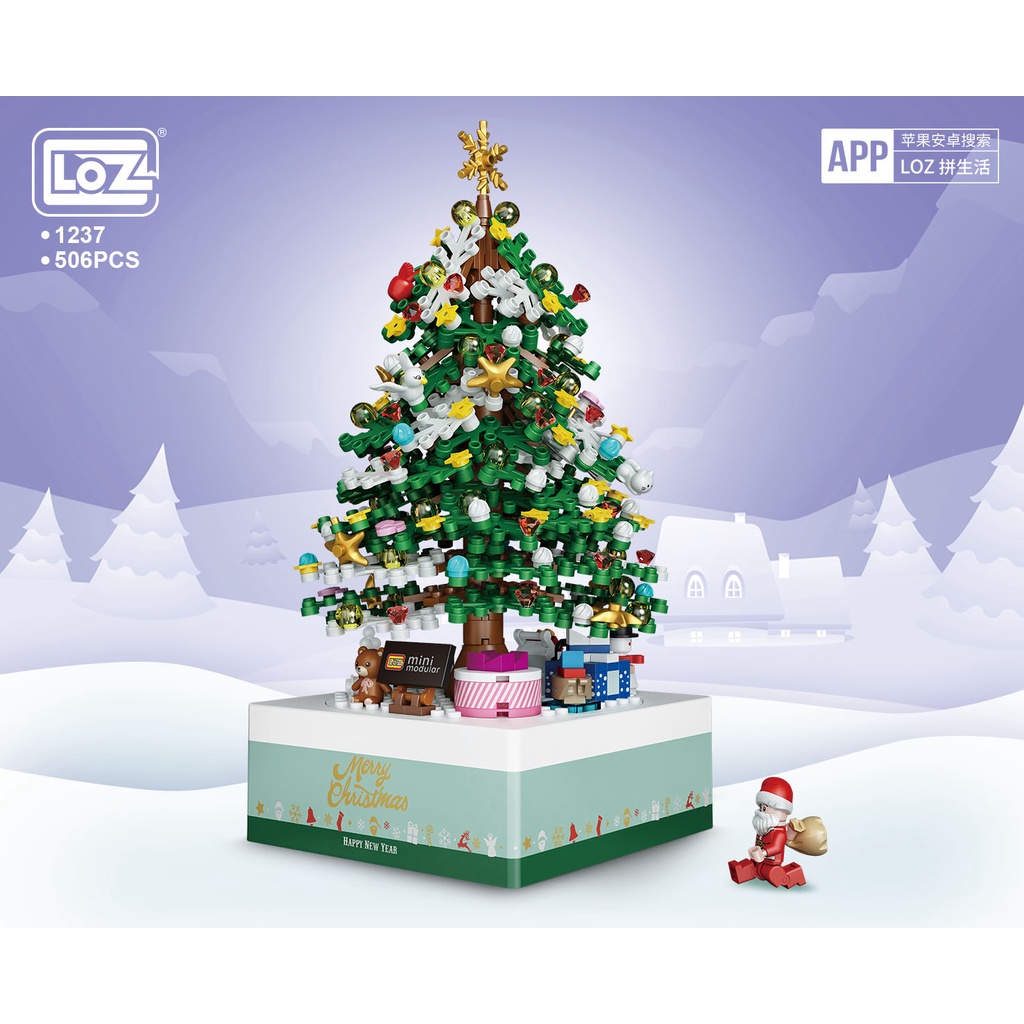 LOZ มินิบล็อก CHRISTMAS TREE MUSIC BOX รหัส 1237 - loztoys_officialshop ...