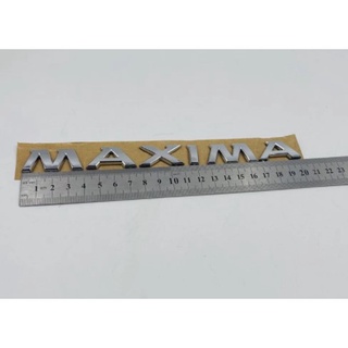 นิสสัน แม็กซี่ม่า ตัวอักษร ติดด้านหลัง มีกาวพร้อมติดตั้ง Nissan Maxima Rear Trunk Lid Emblem Badge