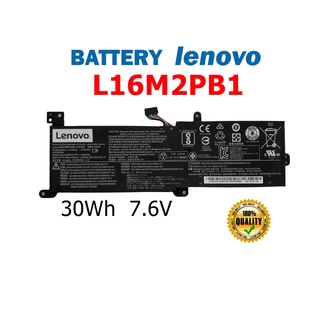 LENOVO แบตเตอรี่ L16M2PB1 ของแท้ (สำหรับ IdeaPad 320-14ISK 330-15IKB 320-15ISK 520-15IKB L16C2PB1 L16L2PB1 L16L2PB2)