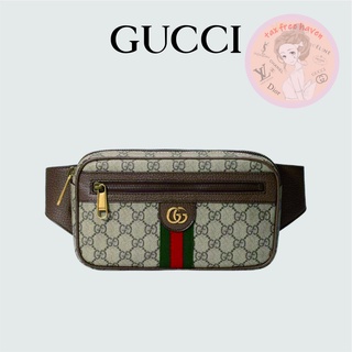 Shopee ถูกที่สุด 🔥ของแท้ 100% 🎁 Brand New Gucci Ophidia Collection GG Waist Bag