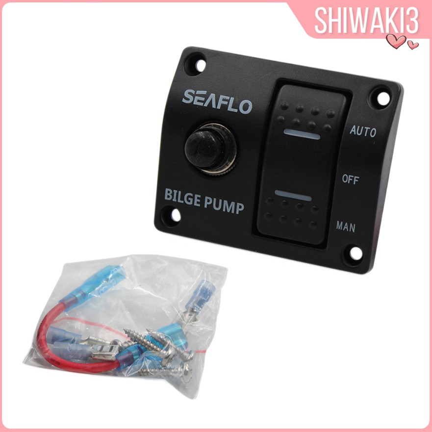 Shiwaki Way Bilge Pump Switch Panel Automatic Off Manual V V