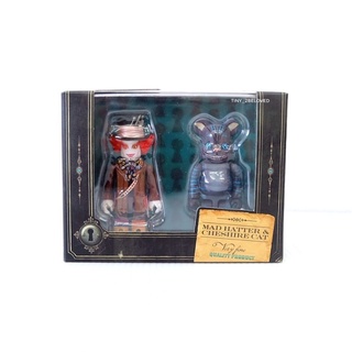 Be@rbrick 100% Kubrick​ Mad​ Hatter​ &amp;​ Cheshire Cat.