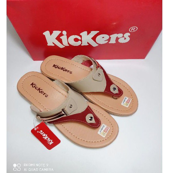 รองเท้าแตะ KICKERS WEDGES FLIP-FLIP, รองเท้าแตะ WEDGES สําหรับผู้หญิงคุณภาพสูง, KICKERS WEDGES