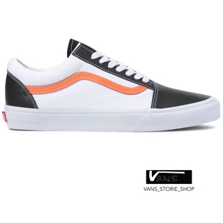 VANS OLD SKOOL SPORT BLACK TRUE WHITE ORANGE SNEAKERS สินค้ามีประกันแท้