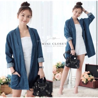 Denim blazer เสื้อคลุมผ้ายีน