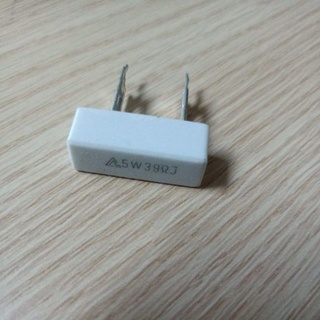 900663 R 39โอห์ม 5W อากระเบื้อง แบบขาตั้ง รีซิสเตอร์ 5 ตัว